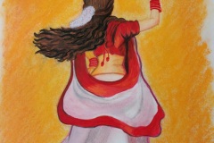 Dancing Indian Woman
